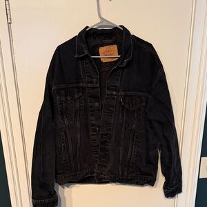 Levi's Vintage Dark Wash Denim Classic Trucker Jacket